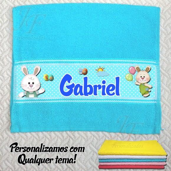 Toalhinha de Mãos Personalizada_Várias cores_Páscoa