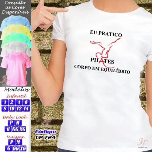 01 Camiseta Adulto Infantil Esportes Personalizada