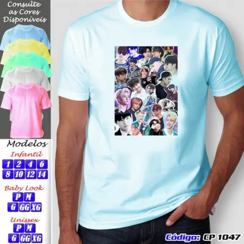 01 Camiseta Adulto Infantil Personalizada Got 7