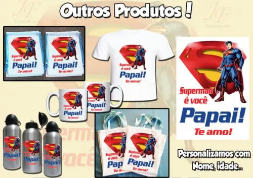 01 Camiseta Adulto ou Infantil Papai Personalizada