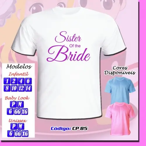01 Camiseta Personalizada Chá Bar Chá de Barnela Time Bride
