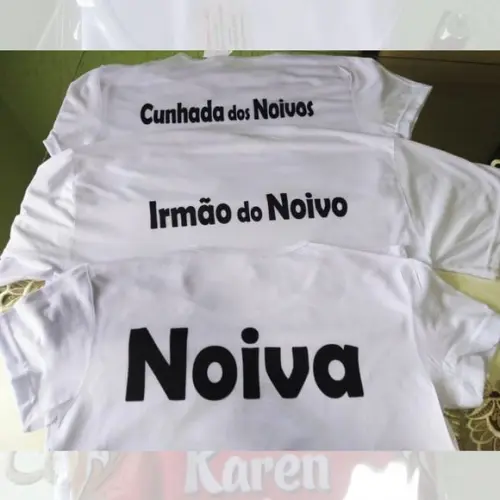 01 Camiseta Personalizada Chá Bar New Game Chá de Revelação