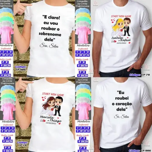 01 Camiseta Personalizada Chá Bar New Game Game Over