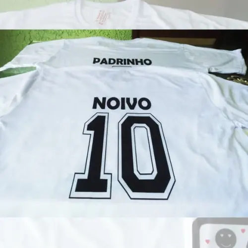 01 Camiseta Personalizada Frente e Costas Chá Bar New Game
