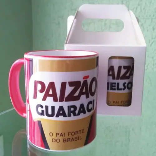01 Caneca Cerâmica 350 ml Personalizada Dia dos Pais
