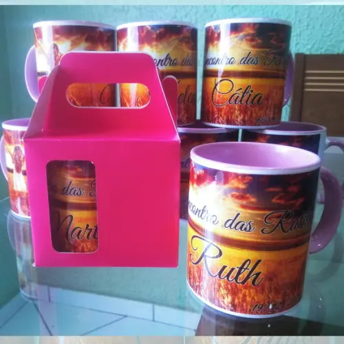 01 Caneca Cerâmica 350 ml Personalizada Evangélica Gospel