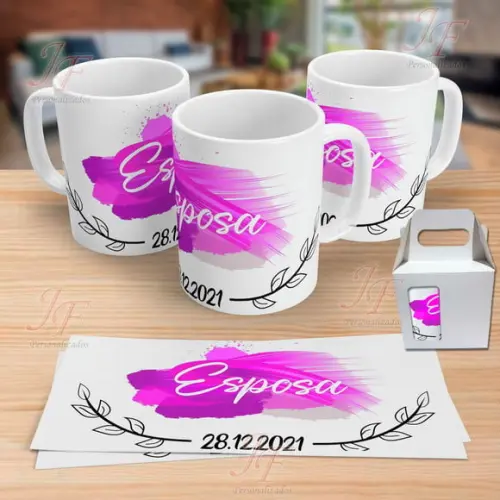 01 Caneca Cerâmica Personalizada Chá Bar New Game