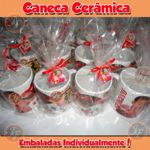 01 Caneca Cerâmica Personalizada Ferrari