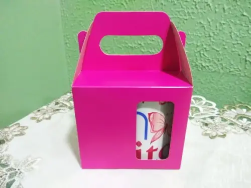 01 Caneca em Cerâmica 350 ml Personalizada Mulher Vitoriosa