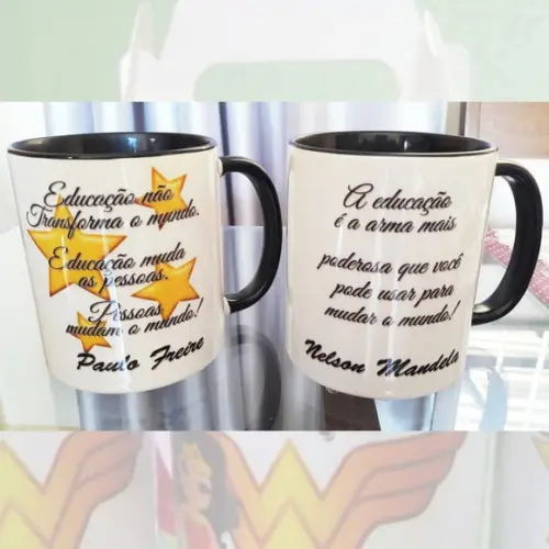 01 Caneca em Cerâmica Personalizada Diretor ou Diretora
