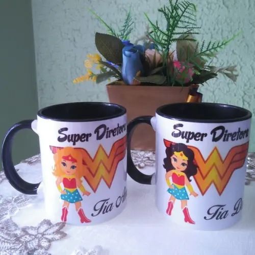 01 Caneca em Cerâmica Personalizada Diretor ou Diretora