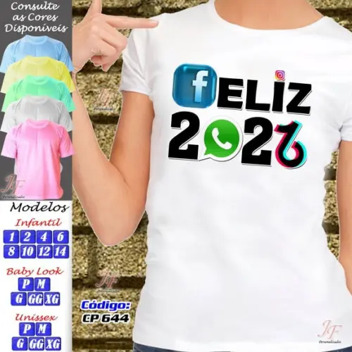 20 Camisetas Personalizadas Feliz Natal Reveillon Ano Novo