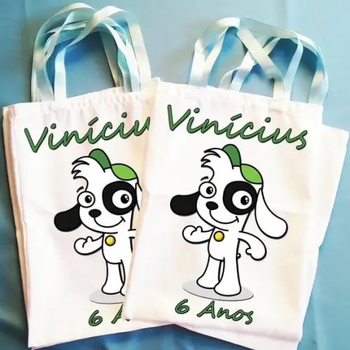 Bolsinha Ecobag Sacolinha Personalizada Doky
