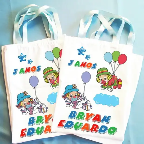 Bolsinha Ecobag Sacolinha Personalizada Patati Patatá