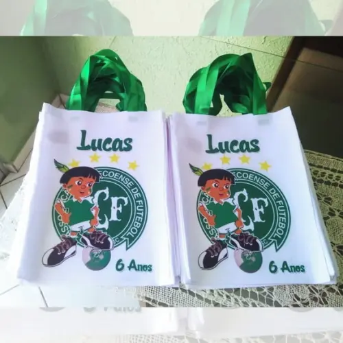 Bolsinha Ecobag Sacolinha Personalizada Time Chapecoense