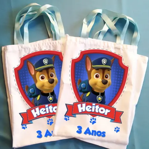 Bolsinha Patrulha Canina Personalizada