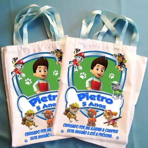 Bolsinha Patrulha Canina Personalizada