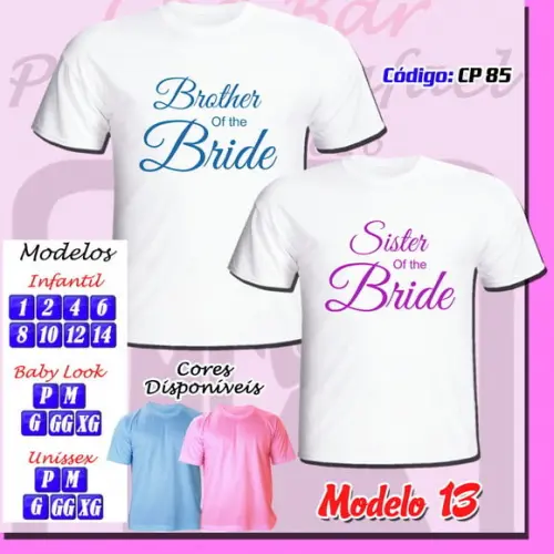 Camiseta Chá Bar Chá de Barnela Time Bride
