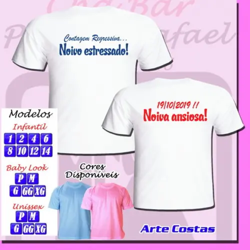 Camiseta Chá Bar Cha dos Noivos Chá de Panela