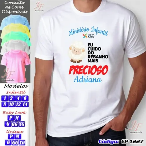 Camiseta Cristã Personalizada