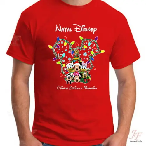 Camiseta Feliz Natal | 07 Unidades | 100% Algodão | Ano Novo