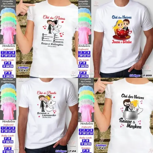 Camiseta New Game Chá de Panela Personalizada