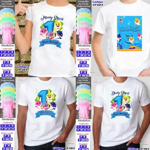 Camiseta Personalizada Baby Shark