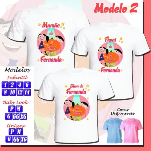 Camiseta Personalizada Show da Luna