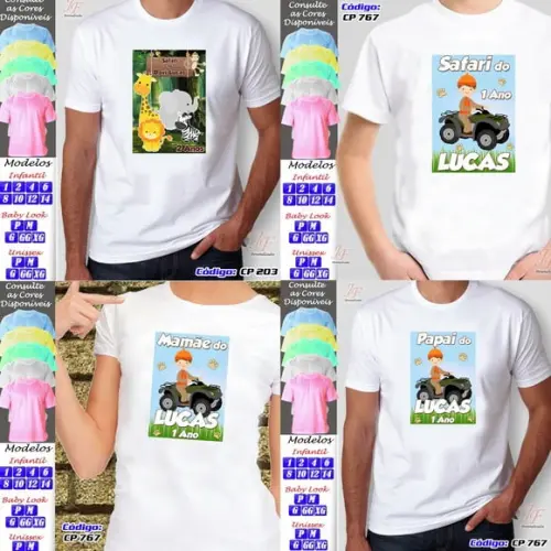 Camiseta Safari Personalizada