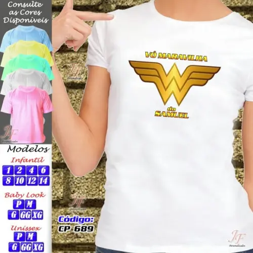 Camiseta Vovô Personalizada