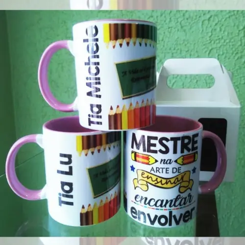 Caneca Cerâmica 350 ml Personalizada Professor Formatura