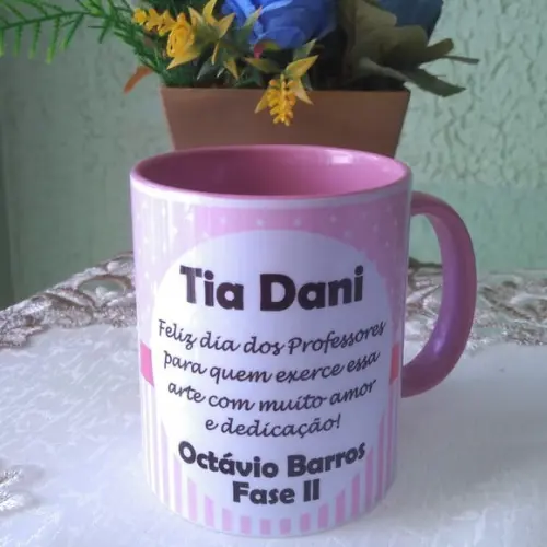 Caneca Cerâmica 350 ml Personalizada Professor Formatura