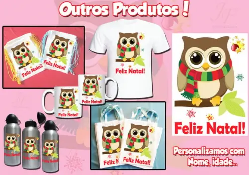 Caneca em Cerâmica 350 ml Personalizada Natal