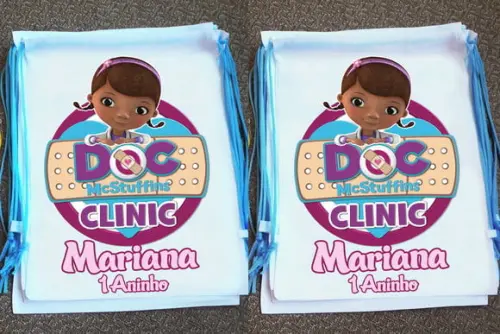 Mochilinha Ecobag Doutora Brinquedos