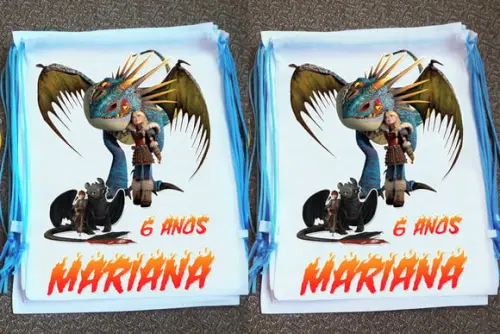 Mochilinha Como Treinar o seu Dragão