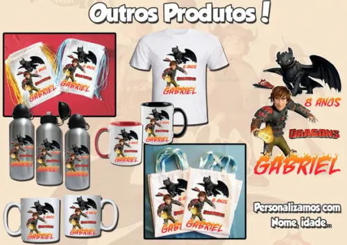 Mochilinha Como Treinar o seu Dragão