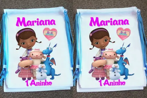 Mochilinha Ecobag Doutora Brinquedos