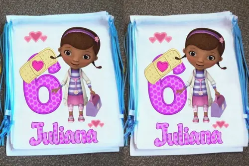 Mochilinha Ecobag Doutora Brinquedos