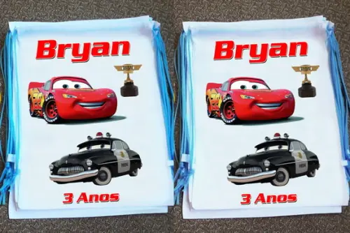 Mochilinha Macqueen Filme Carros Personalizada