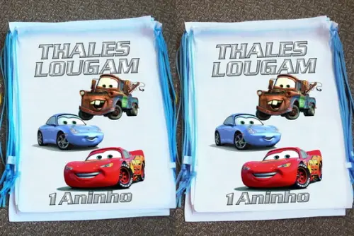 Mochilinha Macqueen Filme Carros Personalizada
