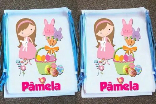 Mochilinha Páscoa Personalizada