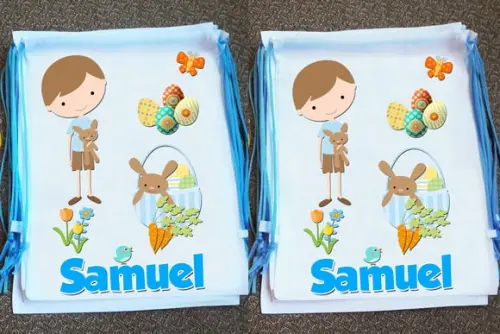 Mochilinha Páscoa Personalizada