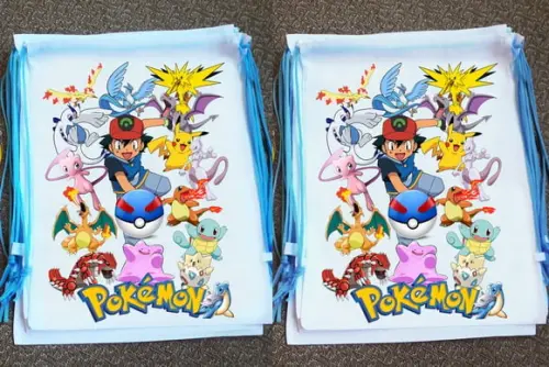 Mochilinha Pokemon Personalizada