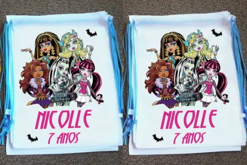 Mochilinha Personalizada Monster High