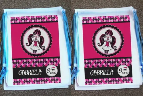 Mochilinha Personalizada Monster High