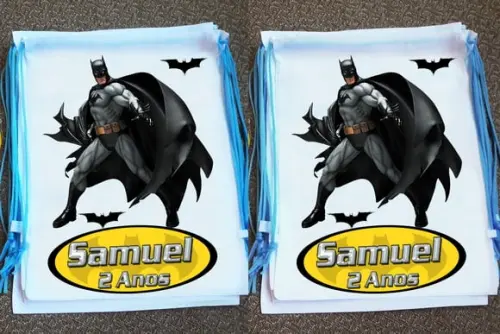 Mochilinhas Batman Personalizada