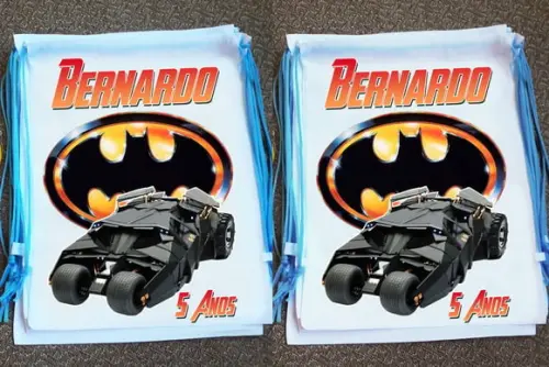 Mochilinhas Batman Personalizada