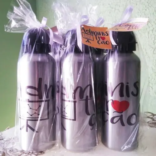 Squeeze Alumínio 500 ml Personalizada Curso Administração