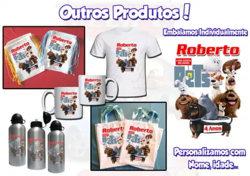 Squeeze Alumínio Filme Pets