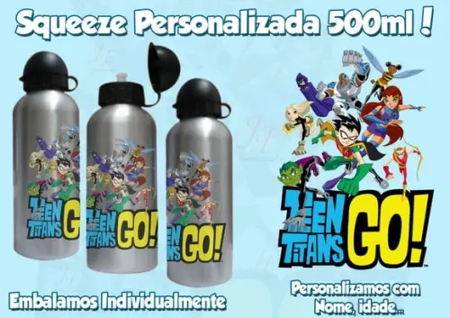 Squeeze Alumínio Jovens Titans